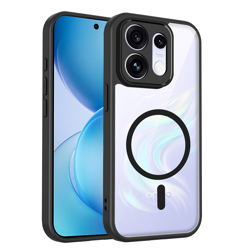Magsafe Compatible Transparent Clear Case for Oppo Reno 16 Pro 5G