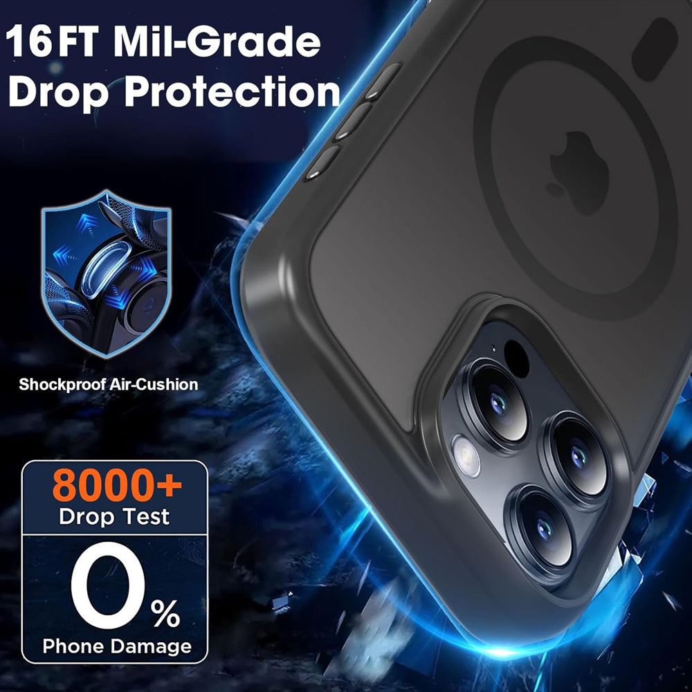Matte Magsafe Compatible Case for iPhone 16 Pro Max