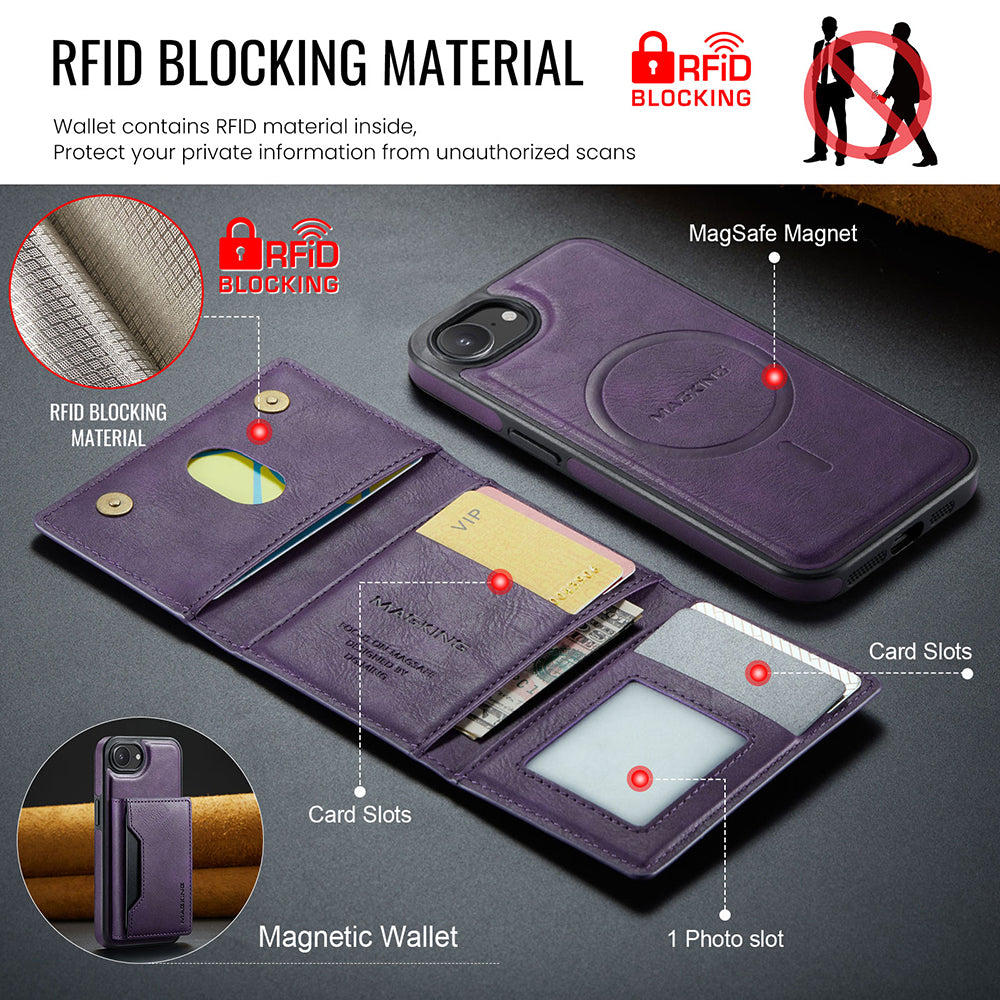 Magsafe compatible Wallet Case for iPhone 17e