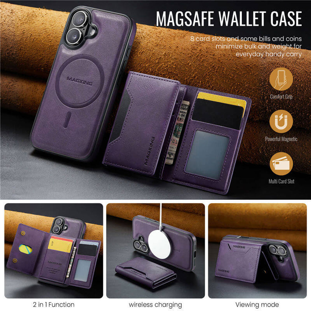 Magsafe Compatible Wallet Case for iPhone 17