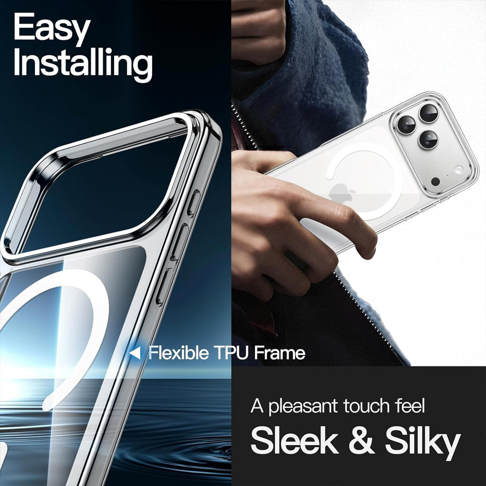 Magsafe Compatible Clear Case for iPhone 17 Pro