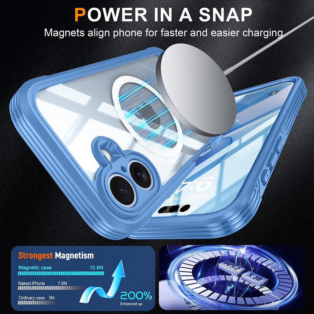 Heavy Duty 360 Magsafe Compatible Case for iPhone 17
