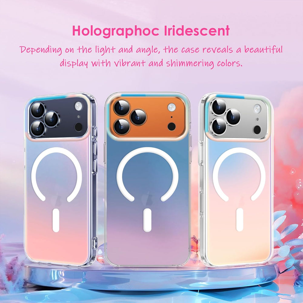 Iridescent Magsafe Compatible Case for iPhone 18 Pro