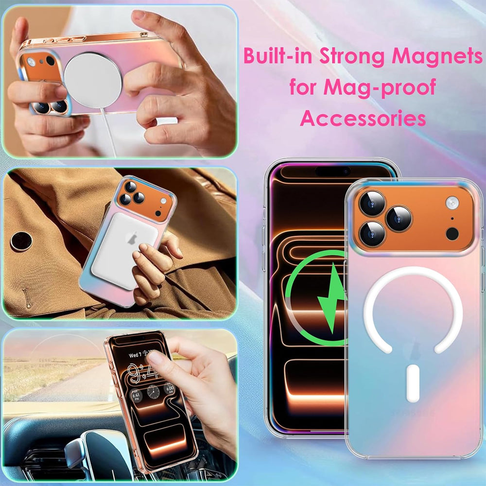 Iridescent Magsafe Compatible Case for iPhone 18 Pro