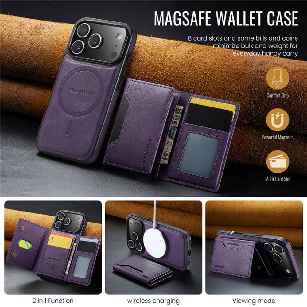 Magsafe Compatible Wallet Case for iPhone 17 Pro Max