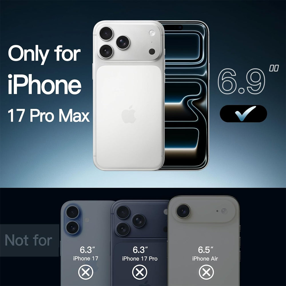 Clear Thin Case for iPhone 17 Pro Max