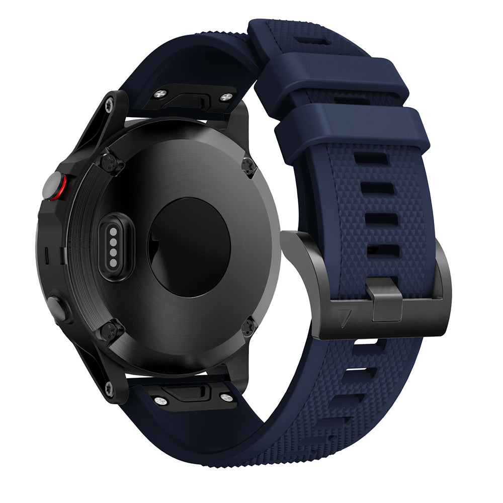 QuickFit 22mm Rubber Strap for Garmin Fenix 7 / 7 Pro (47mm)