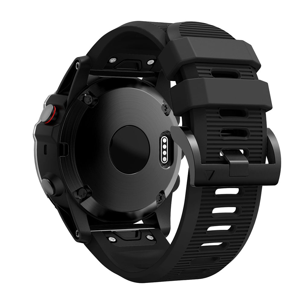 QuickFit Compatible 26mm Rubber Strap for Garmin Fenix 3
