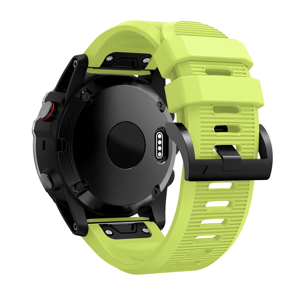 QuickFit Compatible 26mm Rubber Strap for Garmin Fenix 3