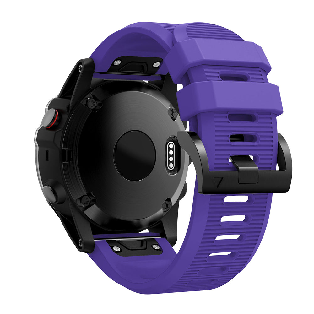 QuickFit Compatible 26mm Rubber Strap for Garmin Fenix 3