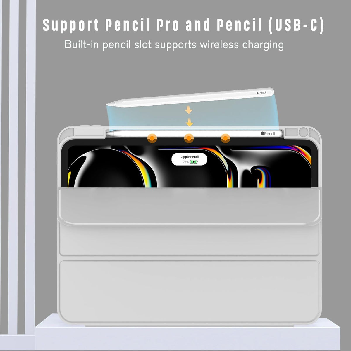 Smart Cover Pencil Case for iPad Pro 11" M5 (2026)