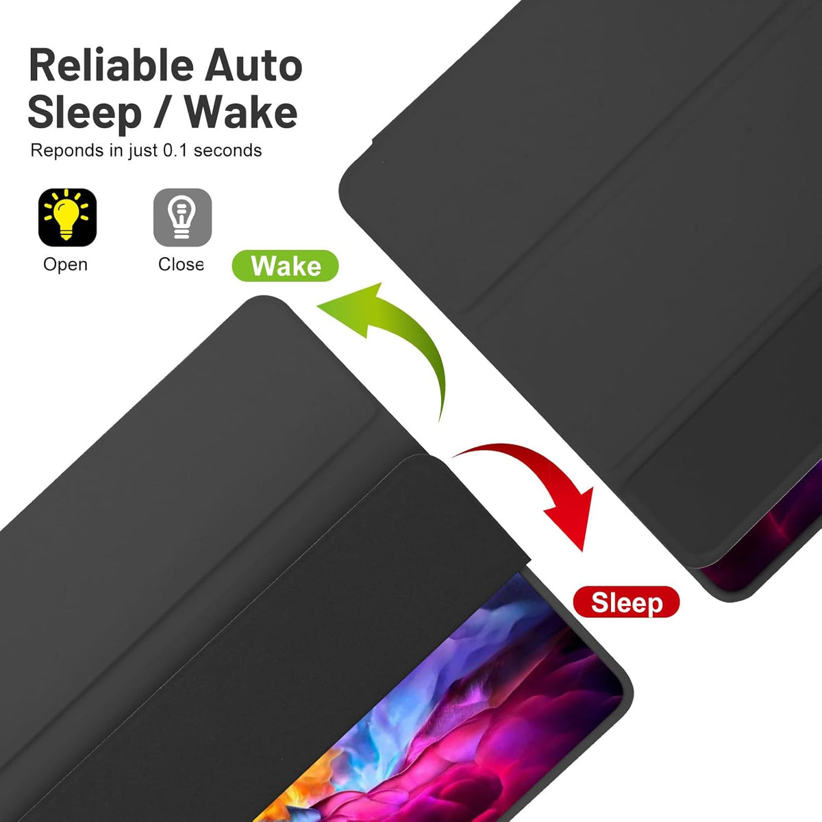 Slim Flip Case Cover for Samsung Galaxy Tab A9 (8.7")