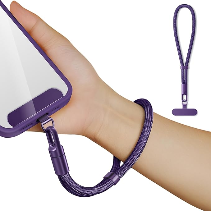Adjustable Phone Wrist Strap Lanyard – Anti-Drop & Secure Phone Tether