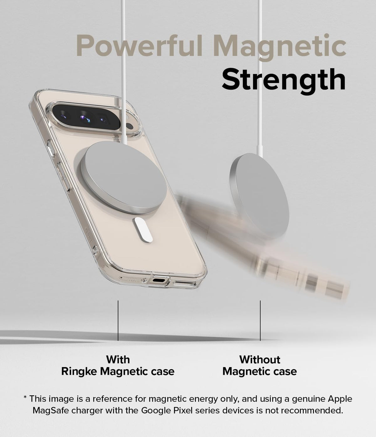 Magsafe Clear Gel Case for Google Pixel 9 Pro