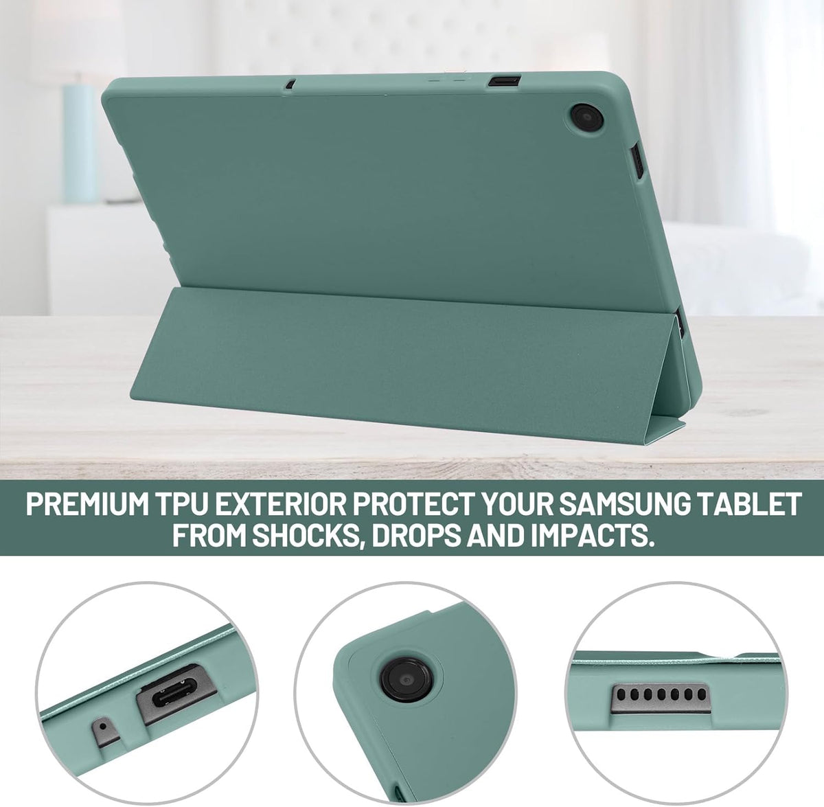 Slim Flip Case Cover for Samsung Galaxy Tab A9 (8.7")