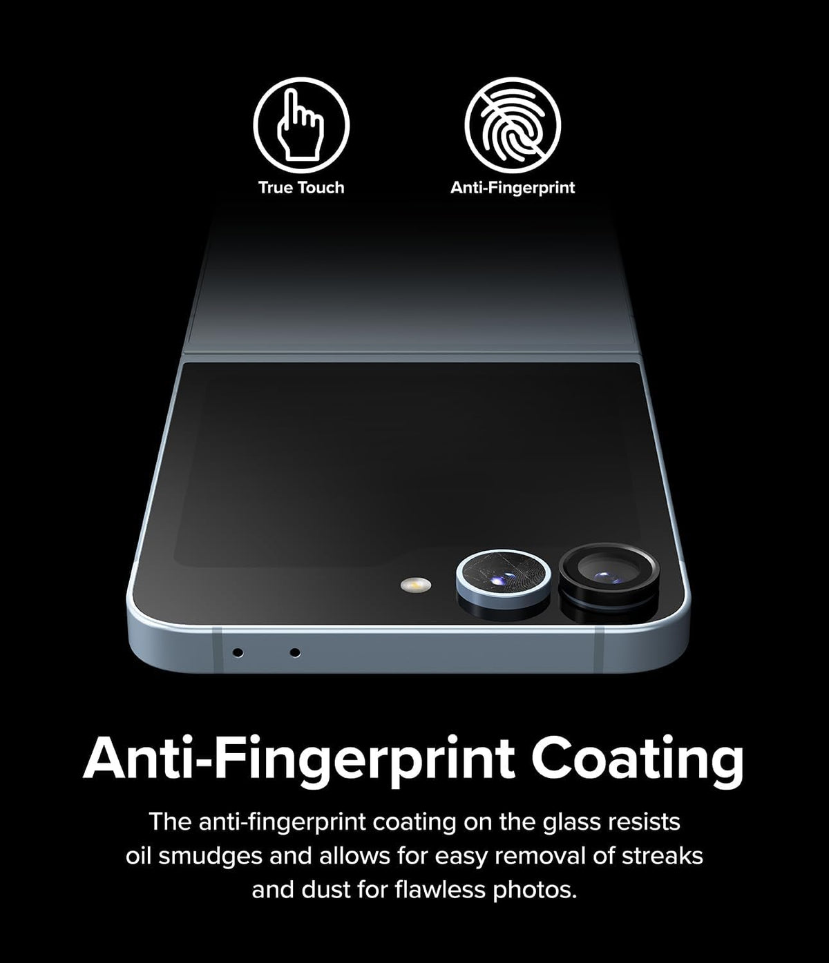 Camera Lens Protector Alloy Frame for Z Flip 6