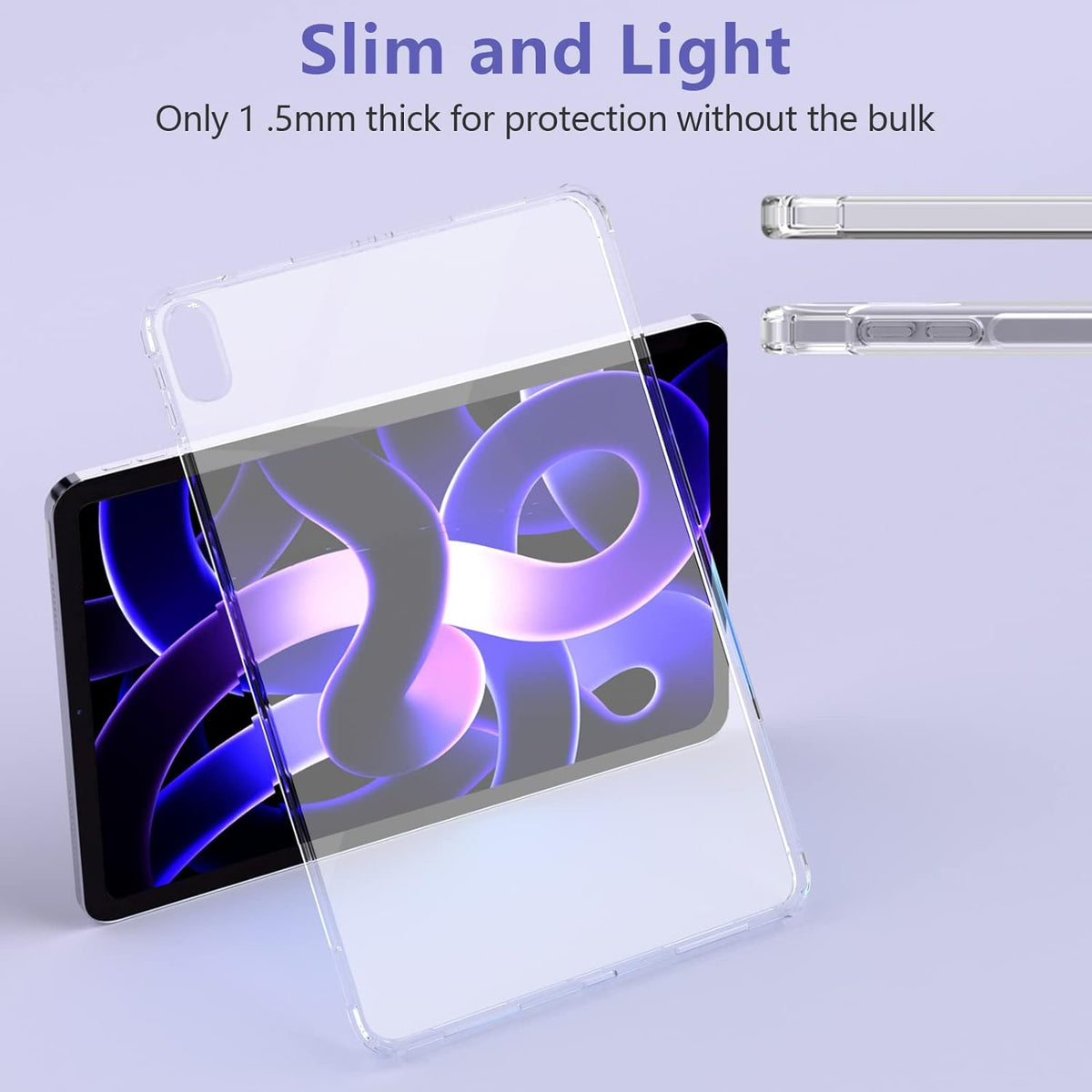 Clear Bumper Gel Case for iPad Air 11" M3 (2025)