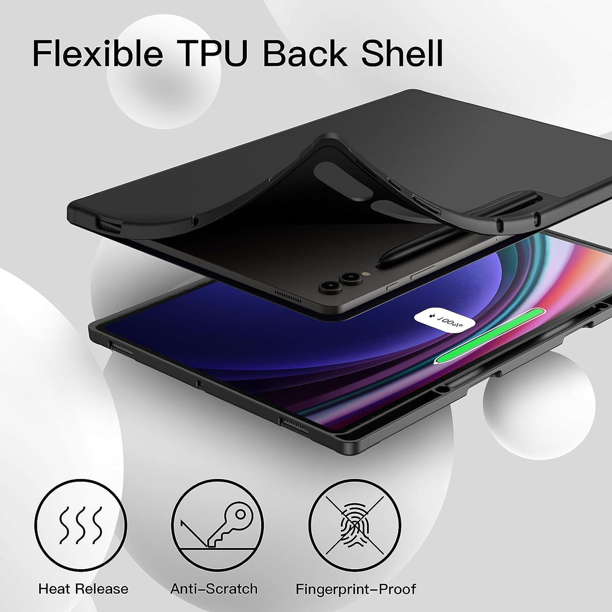 Slim Flip Pencil Case Cover for Samsung Galaxy Tab S11 Ultra