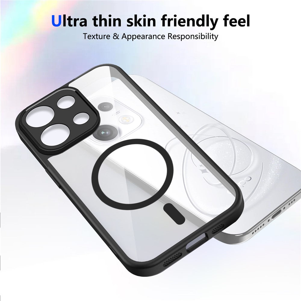 Magsafe Compatible Transparent Clear Case for Oppo Reno 16 F 5G