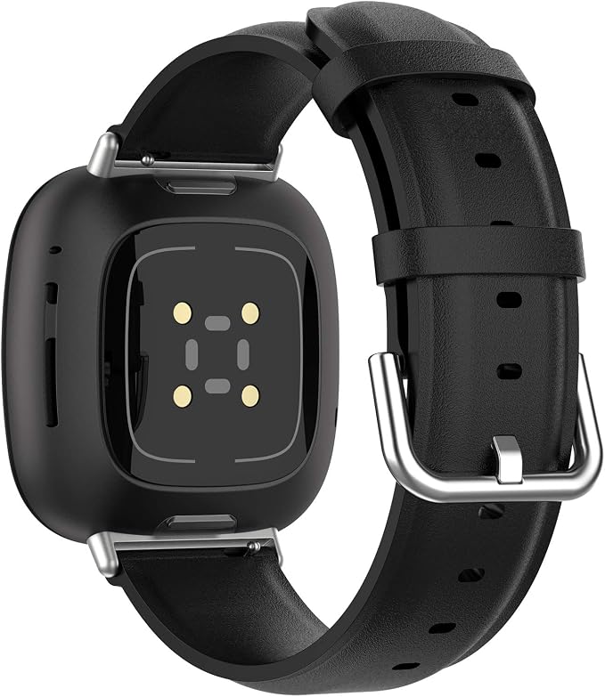 Leather Band for Fitbit Versa 4