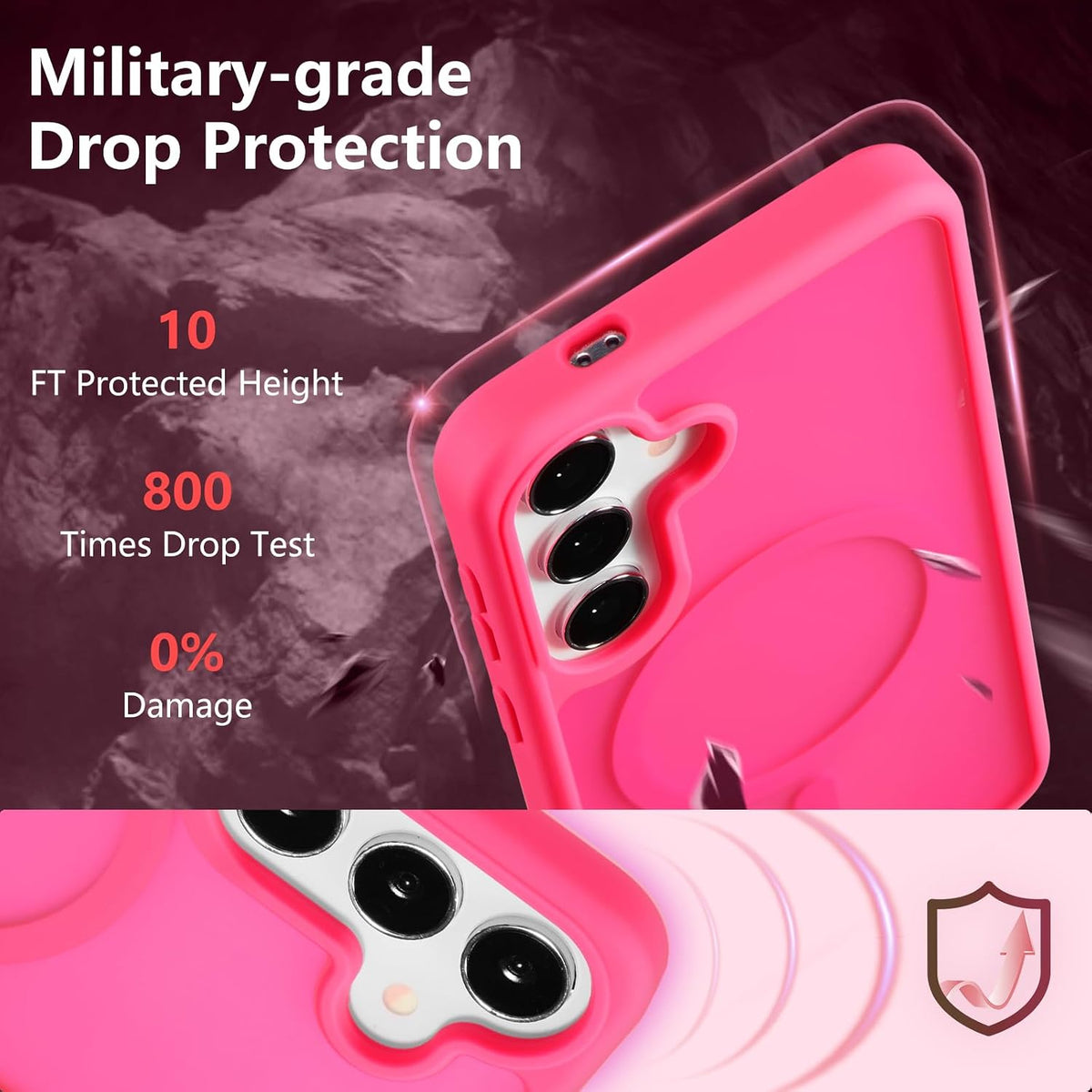 Matte Magsafe Compatible Case for Samsung Galaxy S26