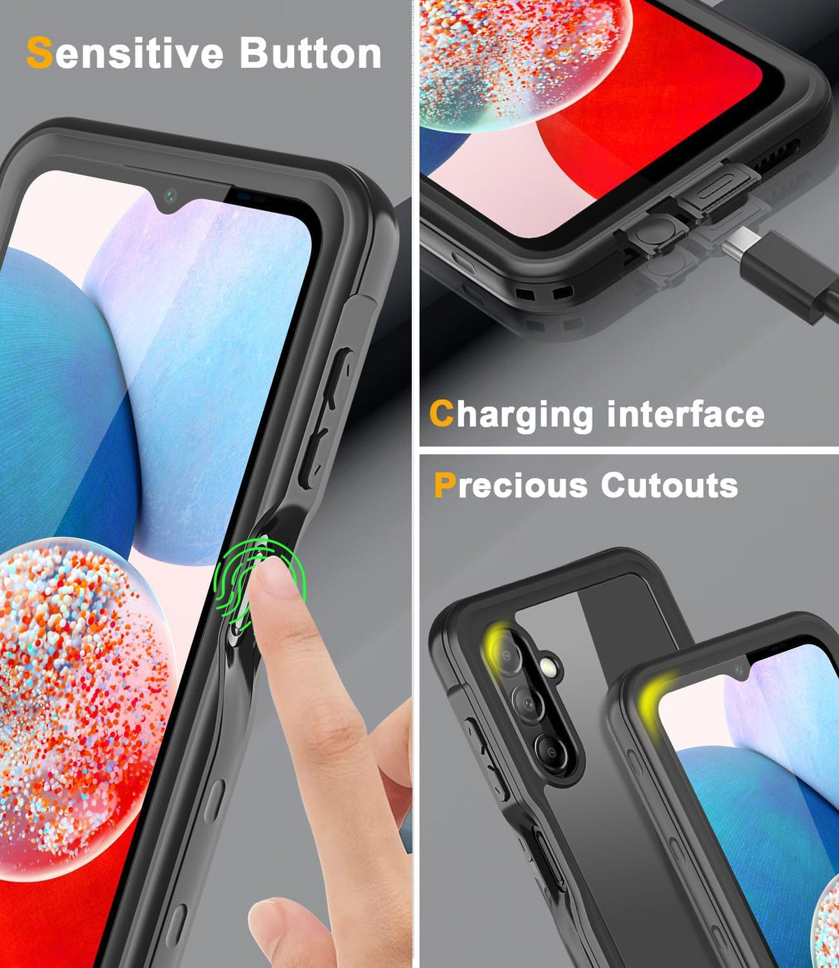 Redpepper Waterproof case for Samsung Galaxy A14 4G
