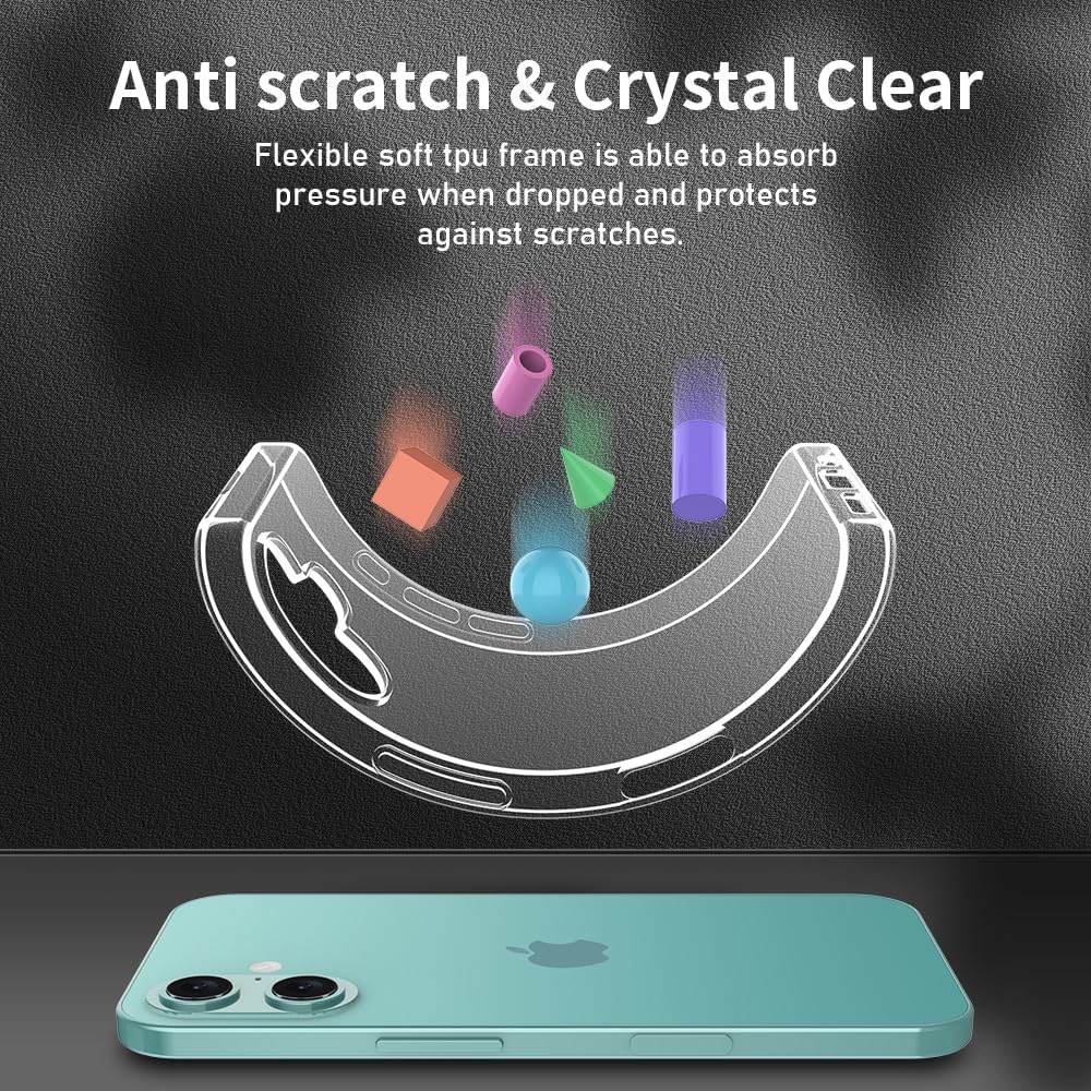 Clear Gel Thin Case for iPhone 16e
