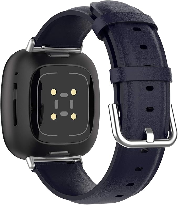 Leather Band for Fitbit Versa 4