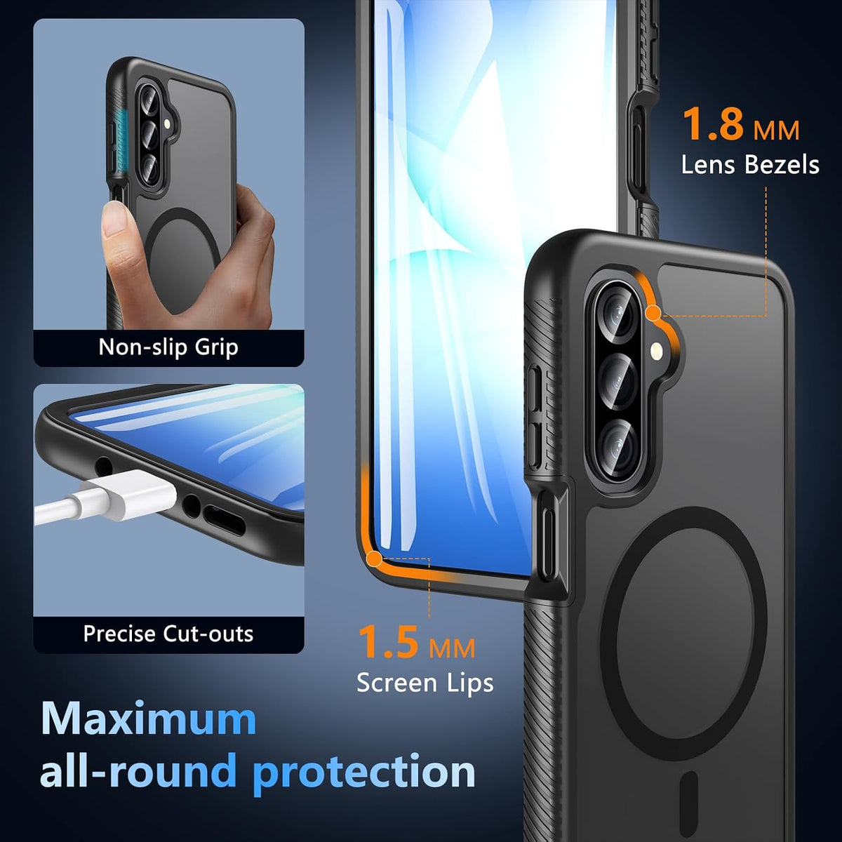 360 Magsafe Compatible Protection Case for Samsung Galaxy A17 4G