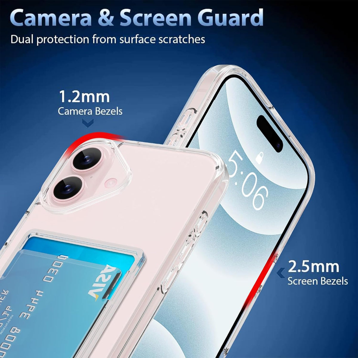 Clear Card Case for iPhone 17