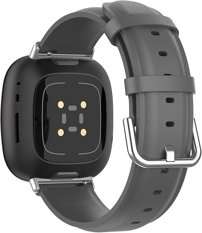 Leather Band for Fitbit Versa 4