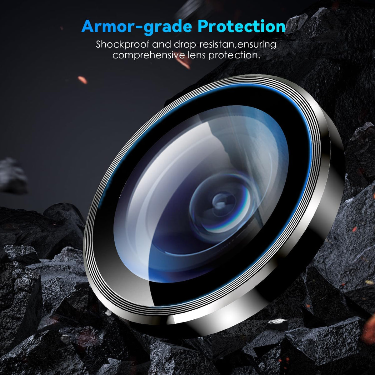 Camera Lens Protector Alloy Frame for iPhone 16