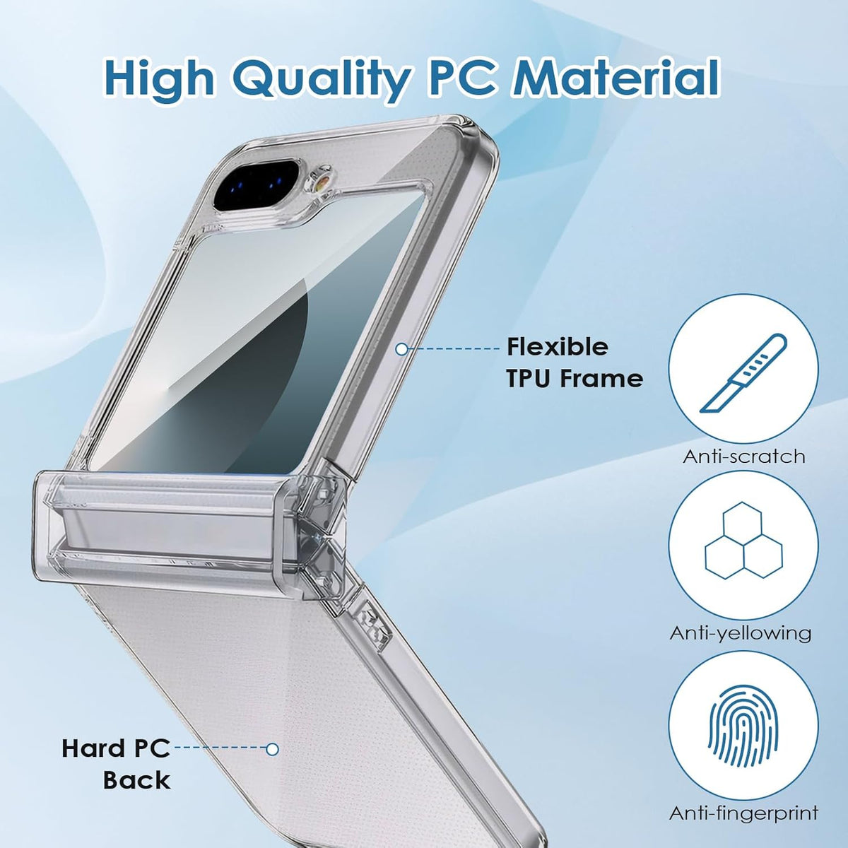 Hinge Protection Case for Samsung Galaxy Z Flip 7 FE