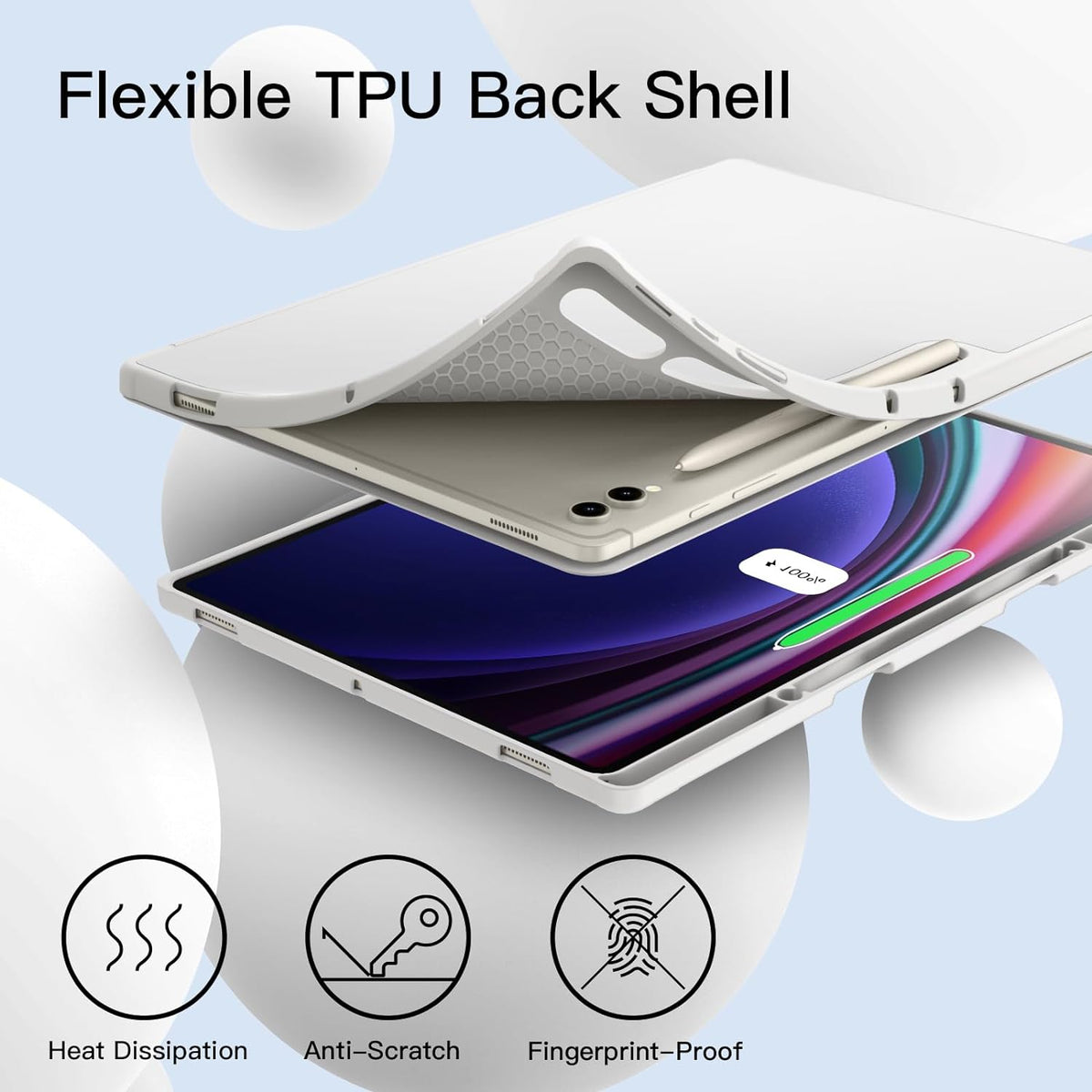 Slim Flip Pencil Case Cover for Samsung Galaxy Tab S11 Ultra