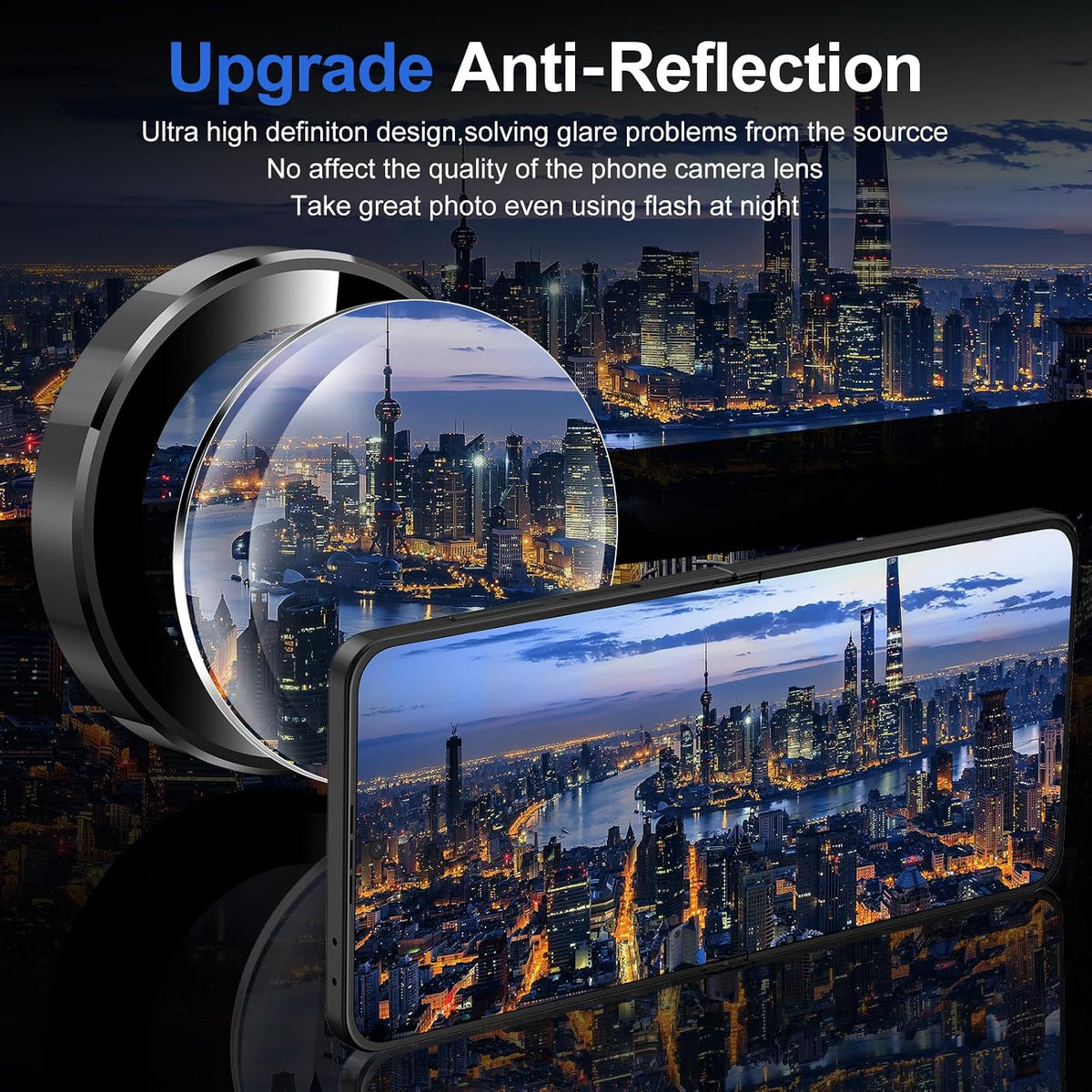 Camera Lens Protector Alloy Frame for Z Flip 7 FE