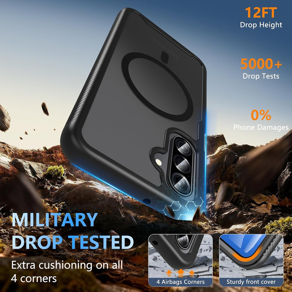 360 Magsafe Compatible Protection Case for Samsung Galaxy A17 4G