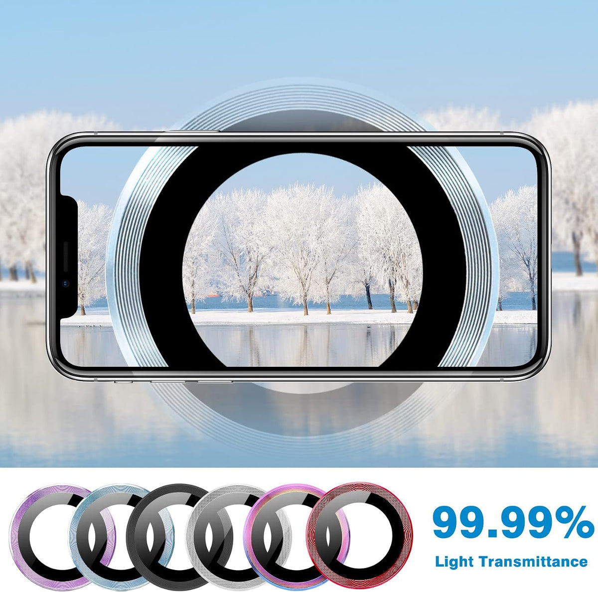 Camera Lens Protector Alloy Frame for iPhone 14 Plus