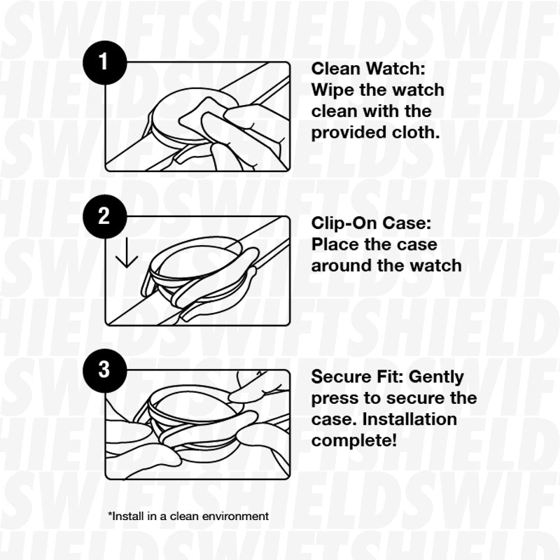 Apple Watch Ultra 4 49mm Case with Glass Screen Protector by Swiftshield (2 Pack - Clear)