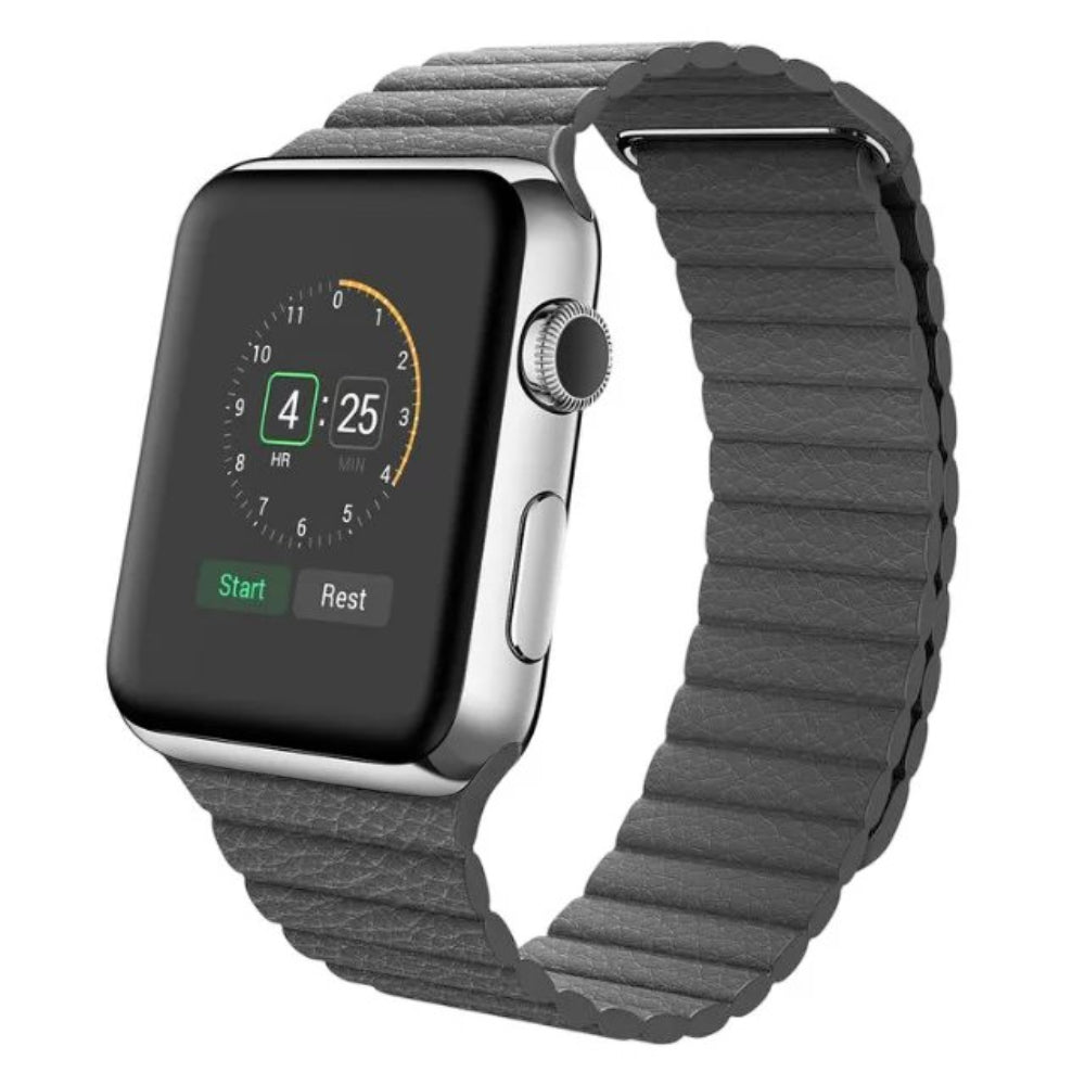 Leather Magnetic Strap for Apple Watch Ultra 4