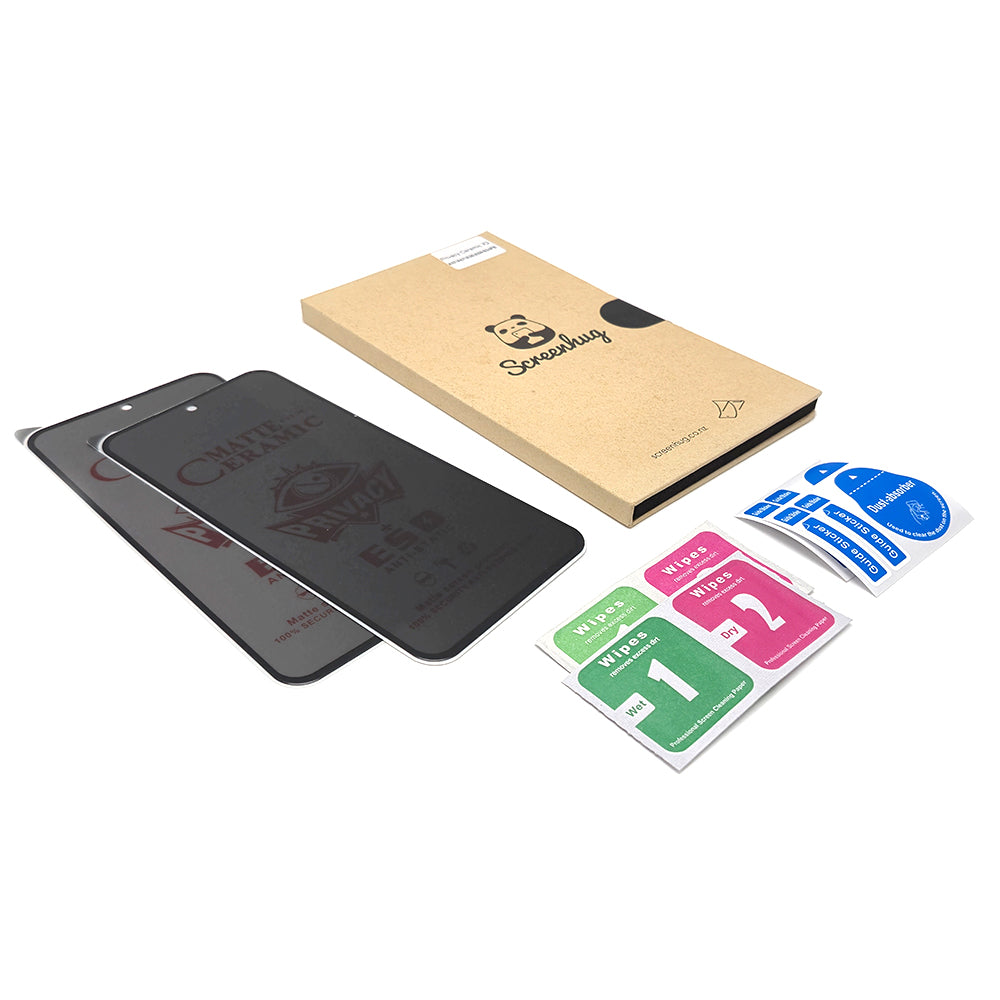 Privacy Matte Ceramic Film Screen Protector for iPhone 18 Pro (2 pack)