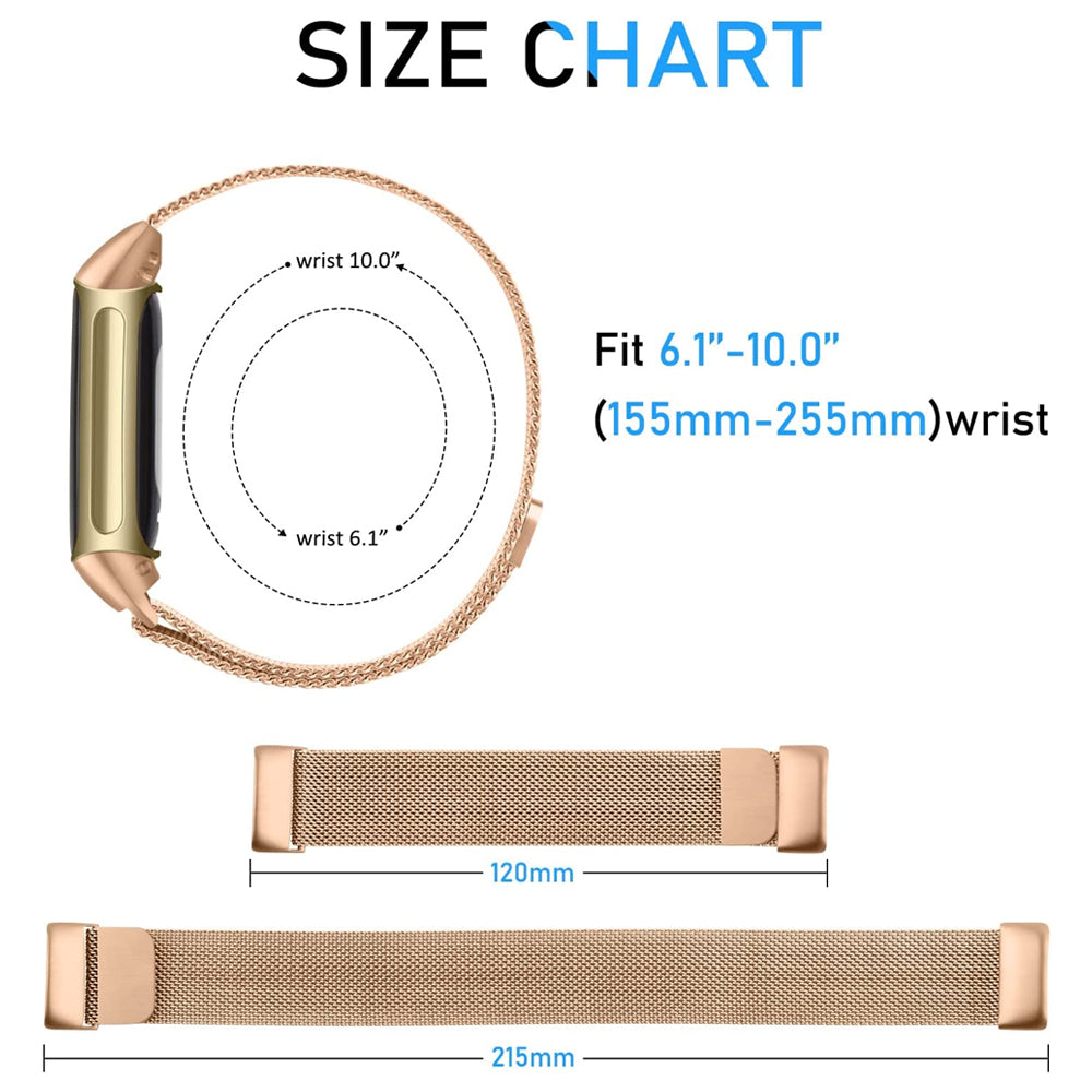 Milanese Strap for Fitbit Charge 5