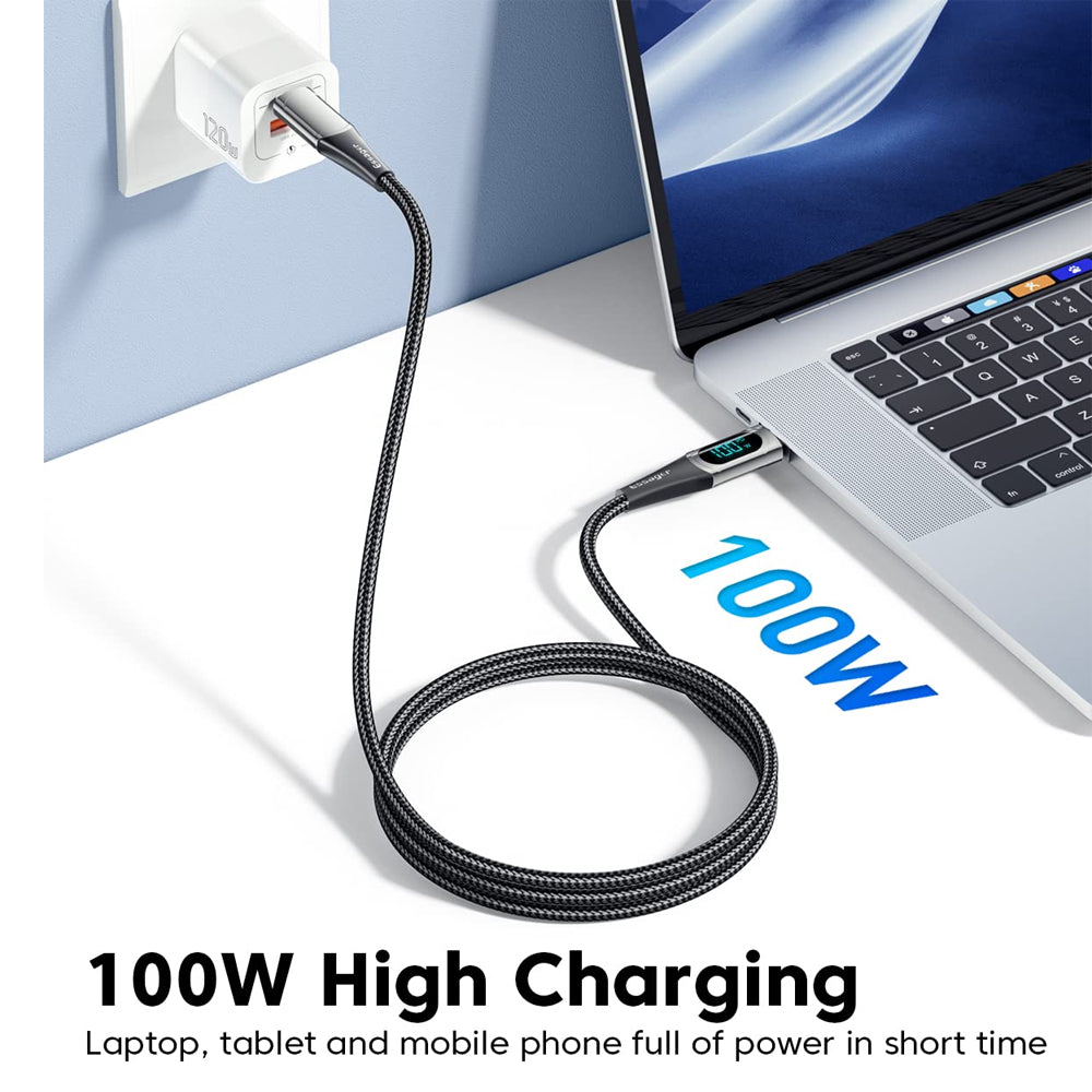 Essager 100W Display Fast Charge Type-C cable 2M