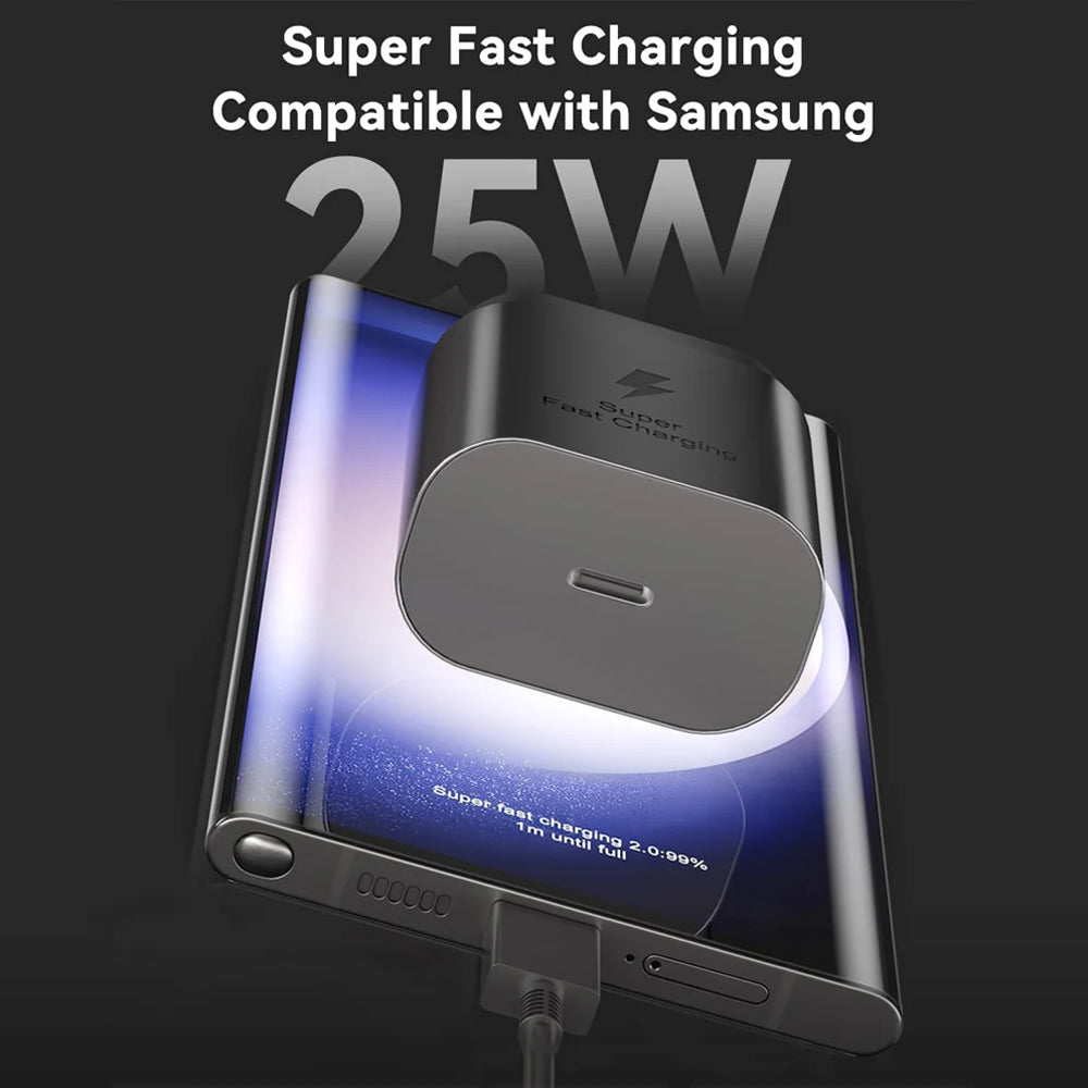 Fast Charger USB-C Metal Dock With 25W Wall Charger for Samsung Galaxy Watch 5 Pro