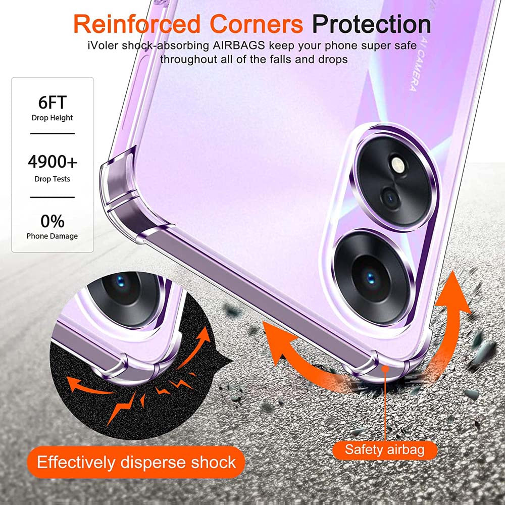 Bumper Clear Case for OPPO A58 5G
