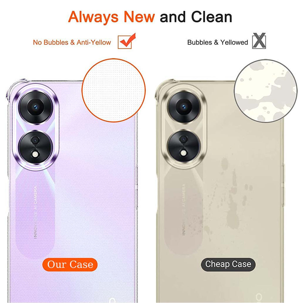 Bumper Clear Case for OPPO A58 5G