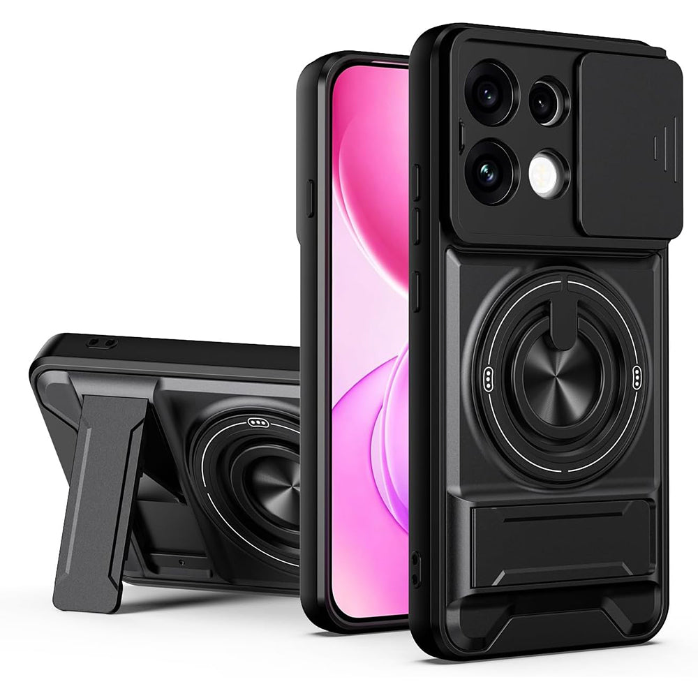 Magsafe Compatible Tough Ring Stand Case for Oppo Reno 16 F