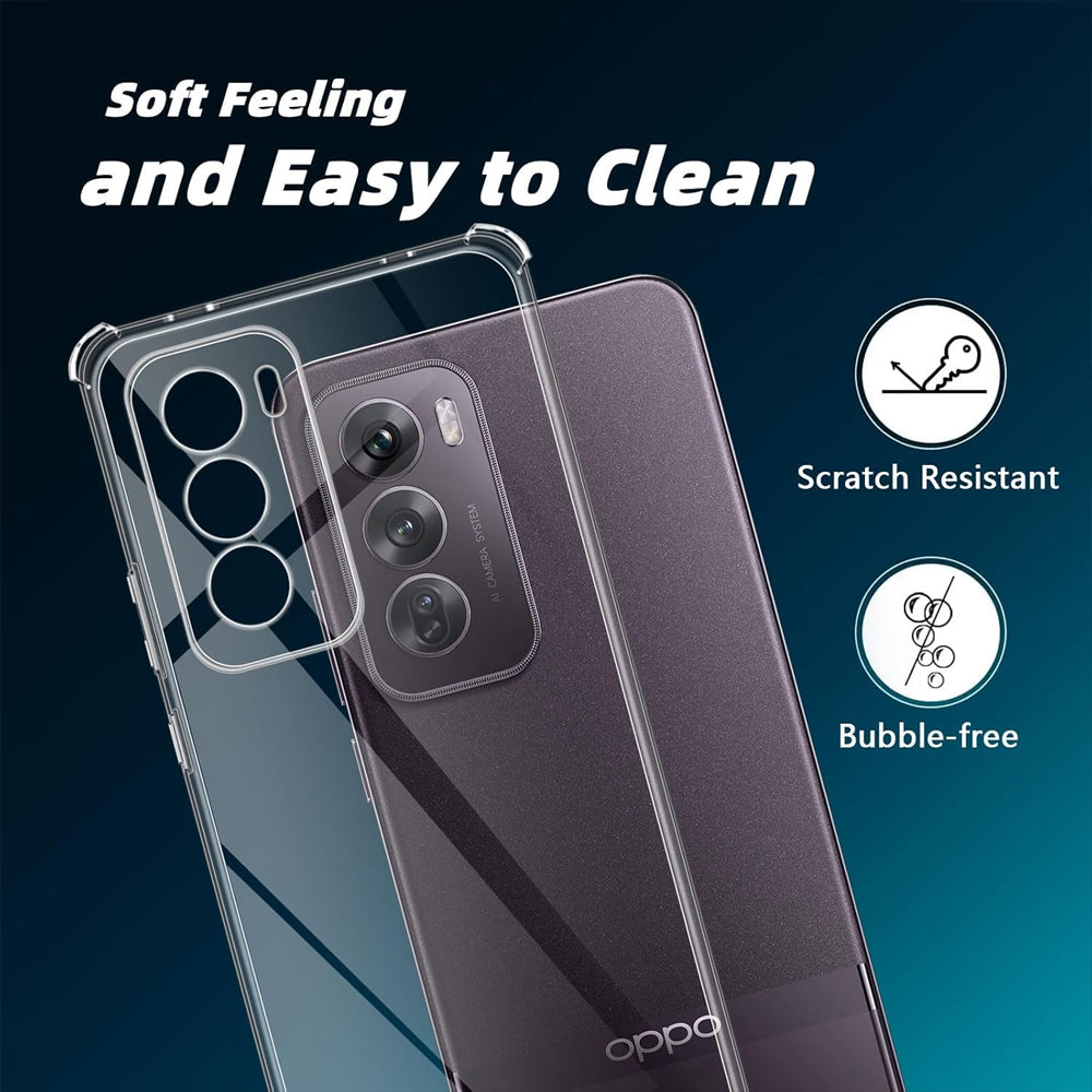 Bumper Clear Case for OPPO Reno12 5G
