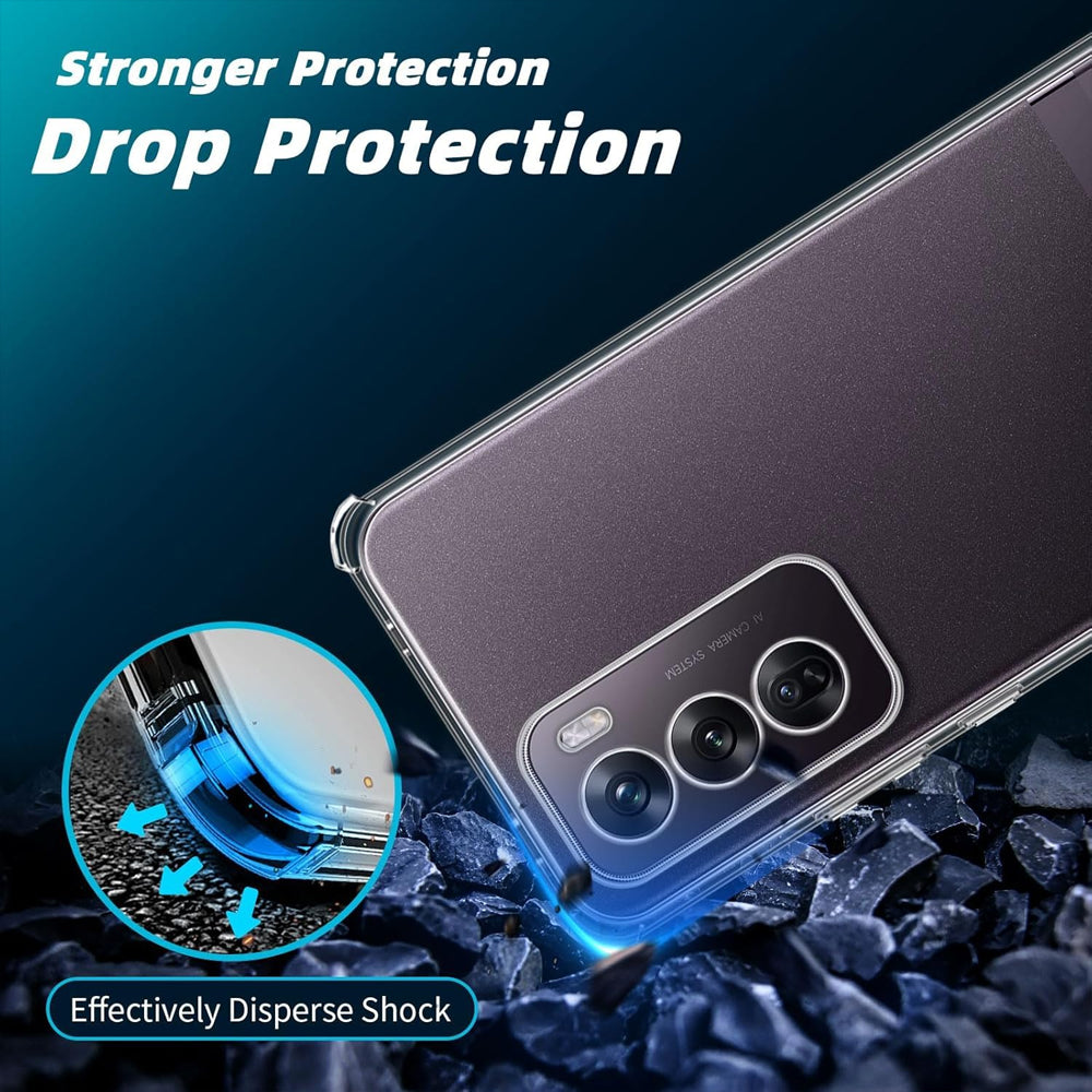 Bumper Clear Case for OPPO Reno12 5G