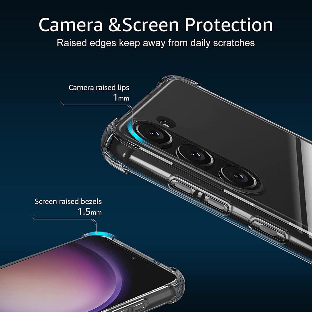Samsung S24 FE case Clear cover Bumper tough