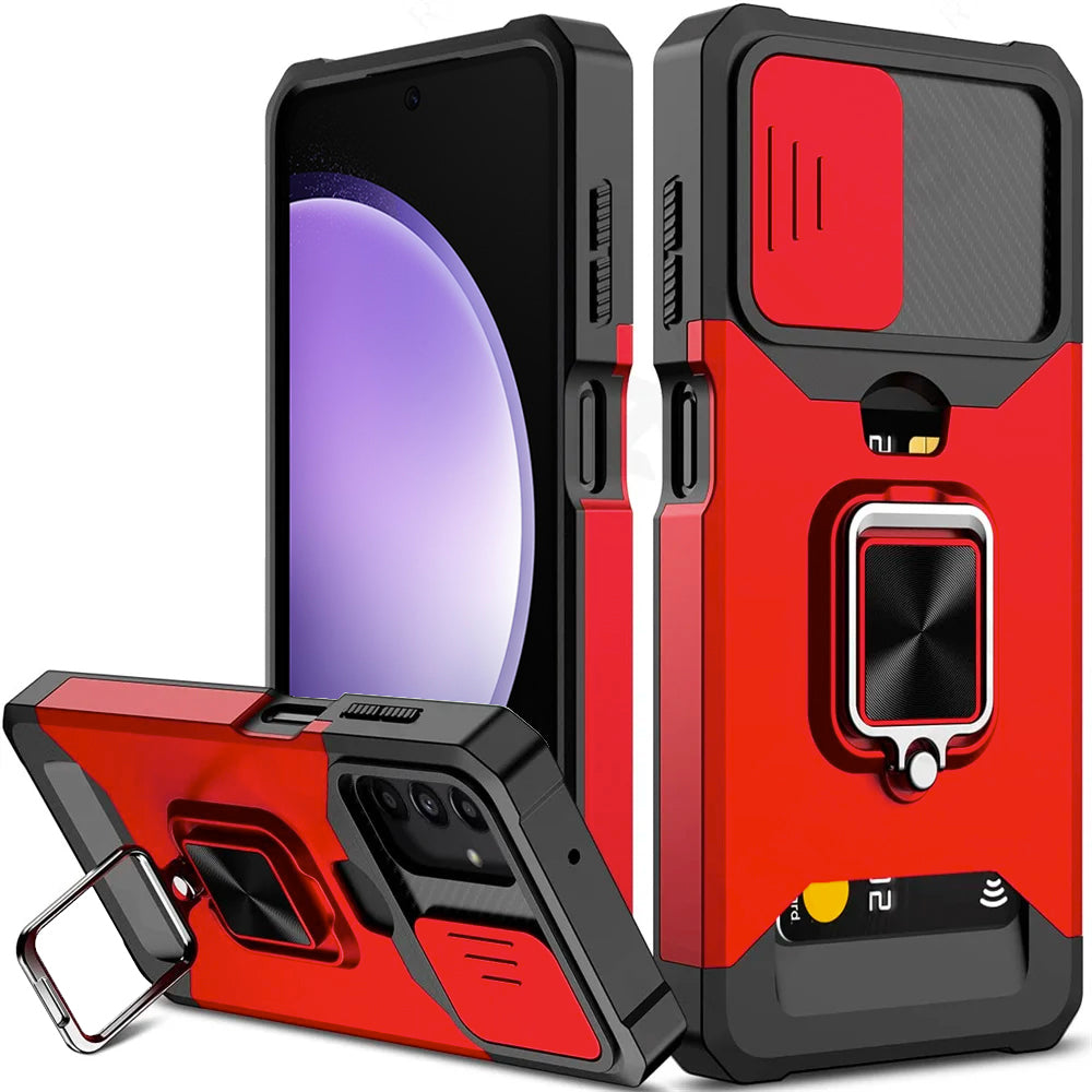 Samsung Galaxy S23 FE Tough Ring Wallet case